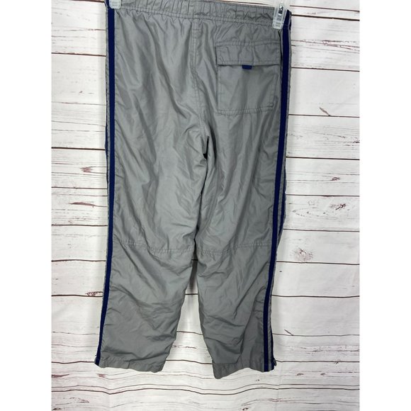 Starter Boys Size Large Gray Athletic Track Side Striped Pants - Picture 2 of 8